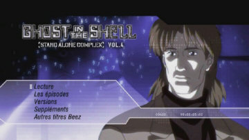 Menu 1 : GHOST IN THE SHELL : STAND ALONE COMPLEX - VOLUME 4