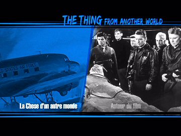 Menu 1 : CHOSE D'UN AUTRE MONDE, LA : EDITION COLLECTOR (THE THING FROM ANOTHER WORLD)
