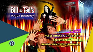Menu 1 : BILL AND TED'S BOGUS JOURNEY (LES AVENTURES DE BILL & TED)