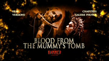 Menu 1 : BLOOD FROM THE MUMMY'S TOMB (LA MOMIE SANGLANTE)