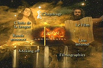 Menu 1 : JASON ET LES ARGONAUTES (JASON AND THE ARGONAUTS)