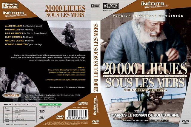 20000 LEAGUES UNDER THE SEA DVD Zone 2 (France) 