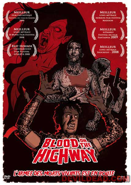 BLOOD ON THE HIGHWAY DVD Zone 2 (France) 