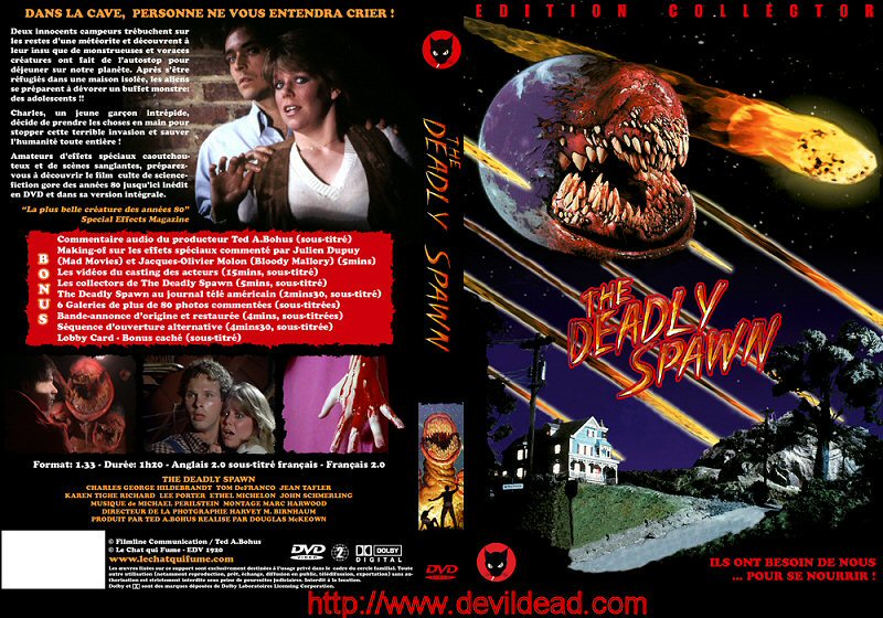 RETURN OF THE ALIENS : THE DEADLY SPAWN DVD Zone 2 (France) 