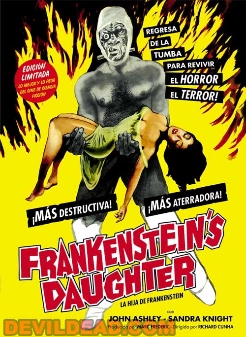 FRANKENSTEIN'S DAUGHTER DVD Zone 2 (Espagne) 