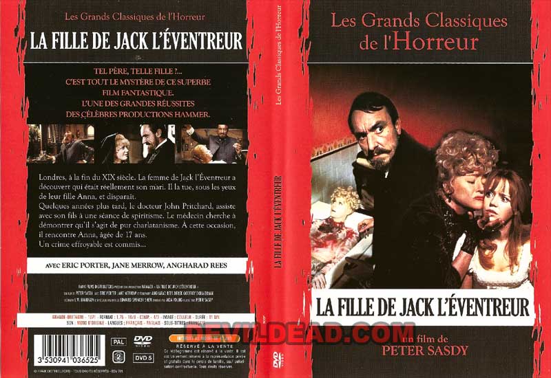 HANDS OF THE RIPPER DVD Zone 2 (France) 
