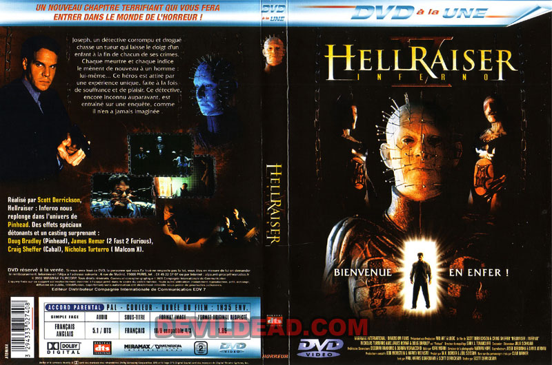 HELLRAISER : INFERNO DVD Zone 2 (France) 