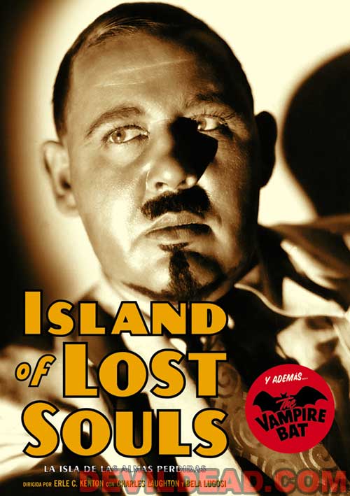 ISLAND OF LOST SOULS DVD Zone 0 (Espagne) 