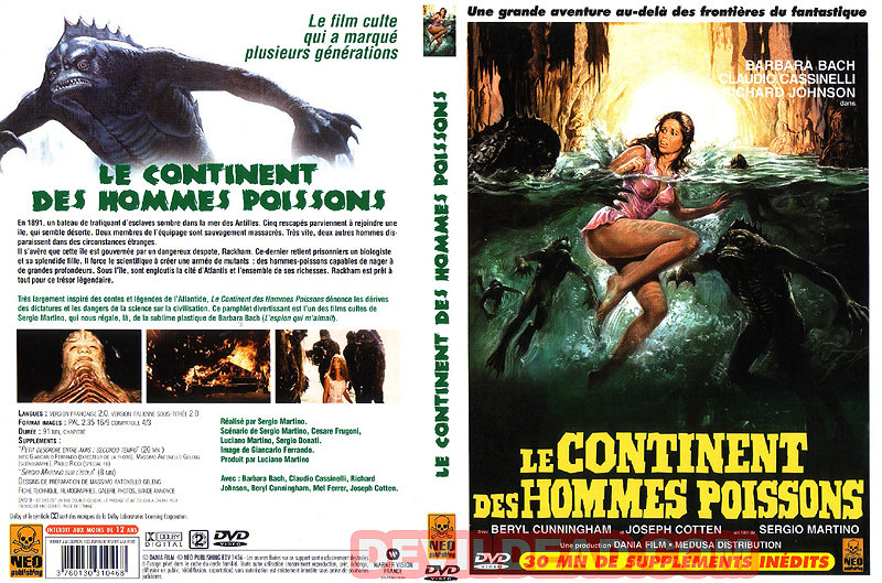 L'ISOLA DEGLI UOMINI PESCE DVD Zone 2 (France) 
