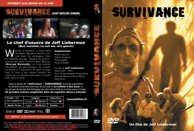 JUST BEFORE DAWN DVD Zone 2 (France) 