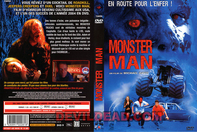 MONSTER MAN DVD Zone 2 (France) 