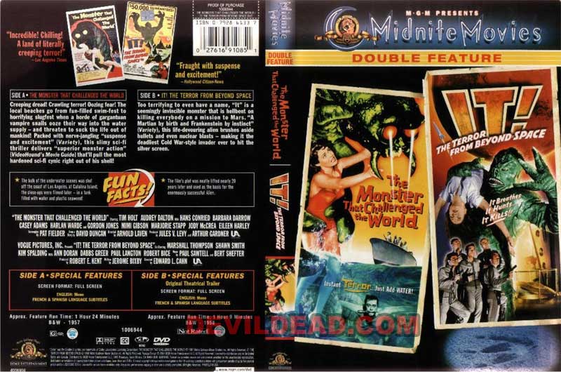 THE MONSTER THAT CHALLENGED THE WORLD DVD Zone 1 (USA) 