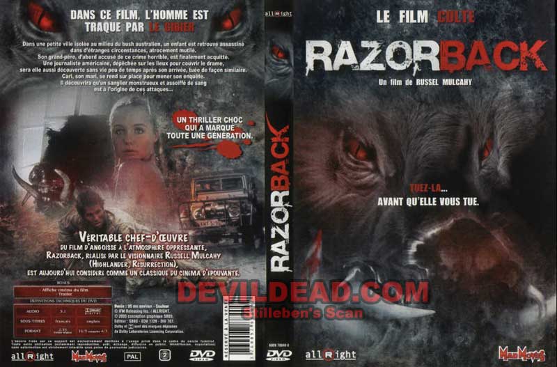 RAZORBACK DVD Zone 2 (Angleterre) 