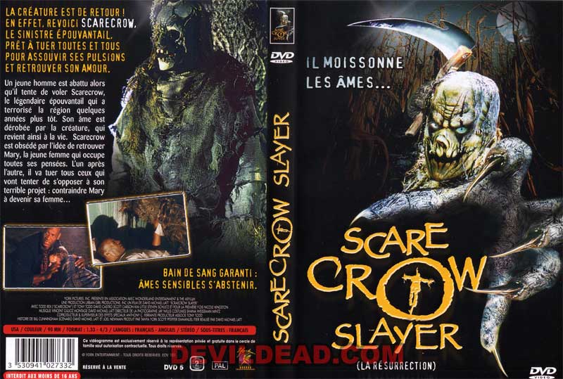 SCARECROW SLAYER DVD Zone 2 (France) 