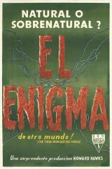 EL ENIGMA DE OTRO MUNDO (1951) - Poster