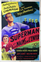 SUPERMAN AND THE MOLE MEN : SUPERMAN ET LES NAINS DE L'ENFER - Affiche francophone #7905
