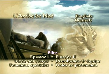 Menu 1 : ARCHE DE NOE, L' (NOAH'S ARK)