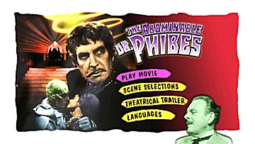 Menu 1 : ABOMINABLE DR. PHIBES