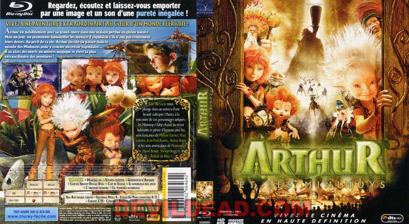 ARTHUR ET LES MINIMOYS Blu-ray Zone B (France) 