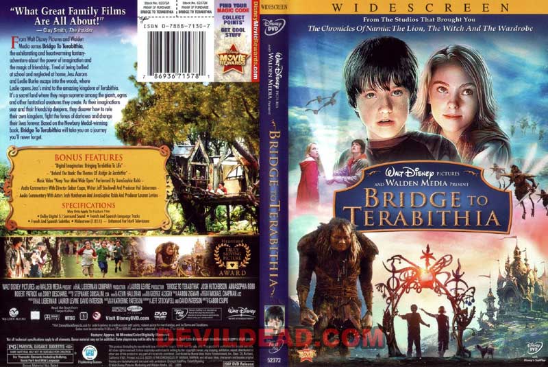 BRIDGE TO TERABITHIA DVD Zone 1 (USA) 