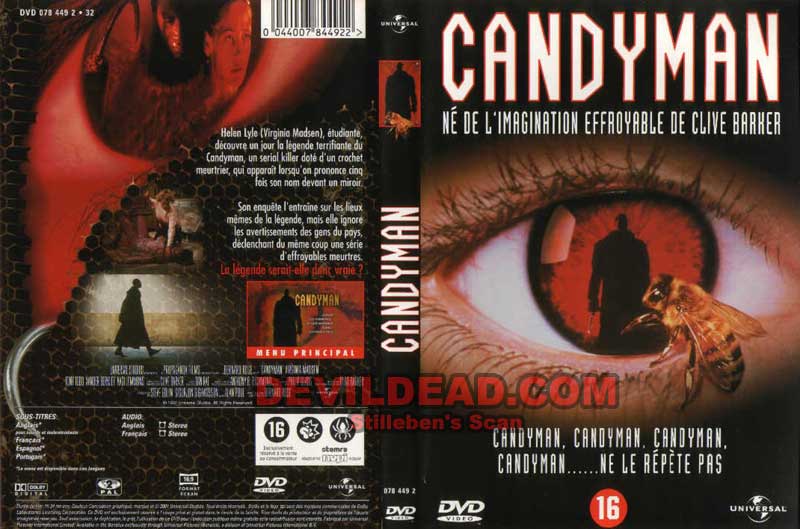 CANDYMAN DVD Zone 2 (Belgique) 