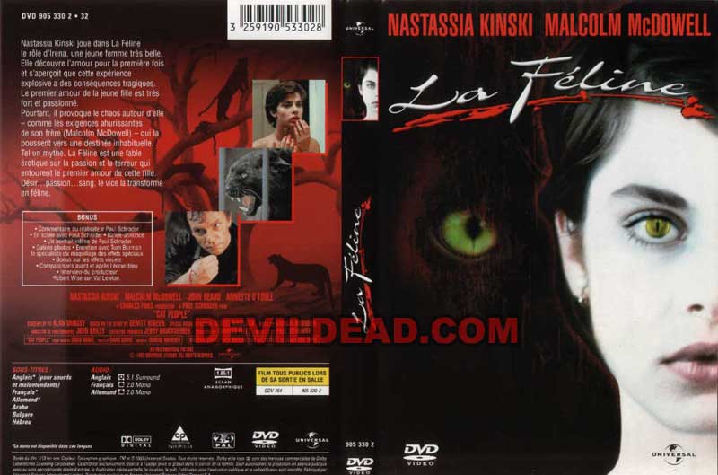 CAT PEOPLE DVD Zone 2 (France) 