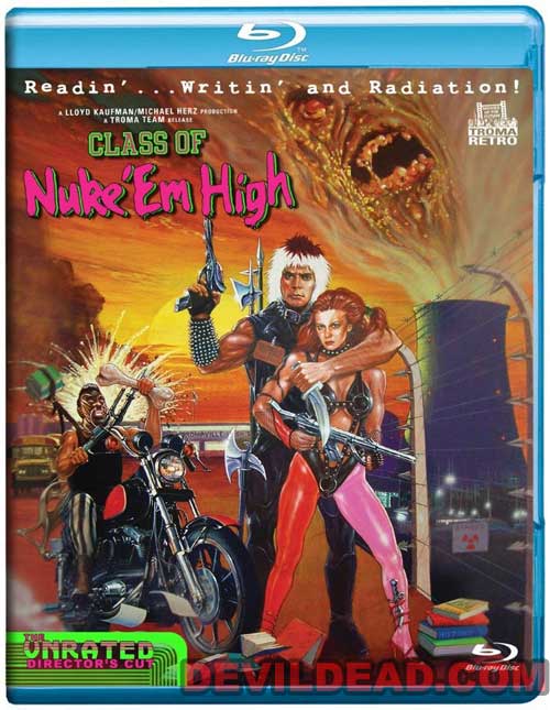 CLASS OF NUKE 'EM HIGH Blu-ray Zone 0 (USA) 