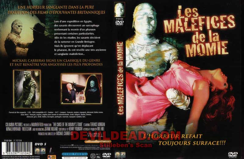 THE CURSE OF THE MUMMY'S TOMB DVD Zone 2 (France) 