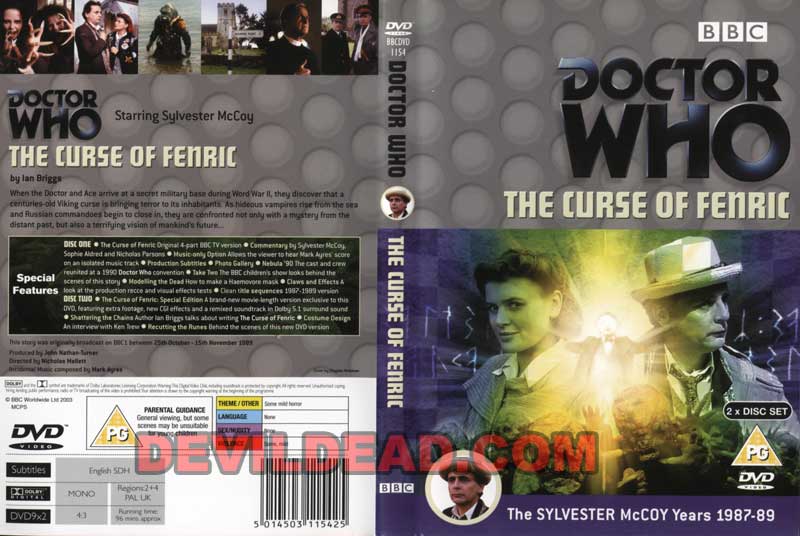 DOCTOR WHO : THE CURSE OF FENRIC (Serie) (Serie) DVD Zone 2 (Angleterre) 