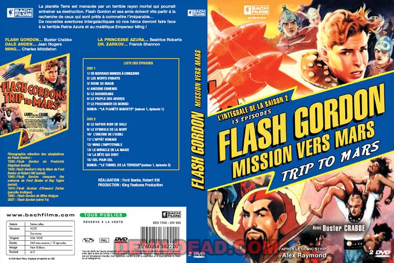 FLASH GORDON'S TRIP TO MARS (Serie) (Serie) DVD Zone 2 (France) 