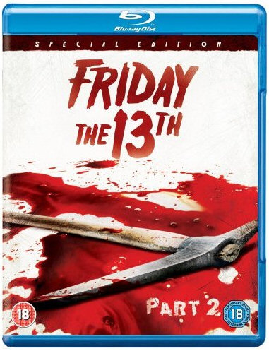 FRIDAY, THE 13TH PART 2 Blu-ray Zone B (Angleterre) 