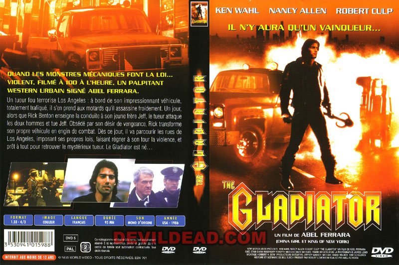 THE GLADIATOR DVD Zone 2 (France) 