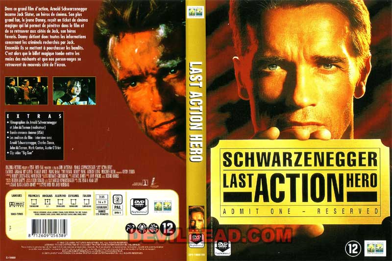 LAST ACTION HERO DVD Zone 2 (Belgique) 