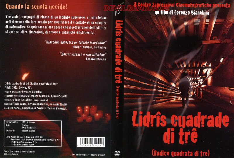LIDRIS CUADRADE DI TRE (RADICE QUADRATA DI TRE) DVD Zone 0 (Italie) 