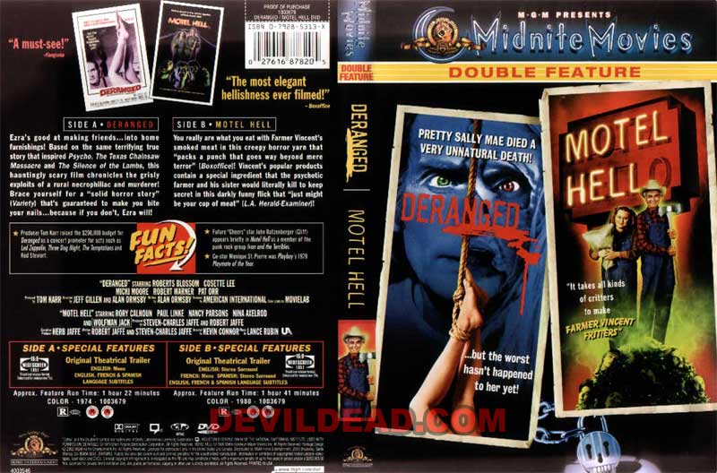 MOTEL HELL DVD Zone 1 (USA) 