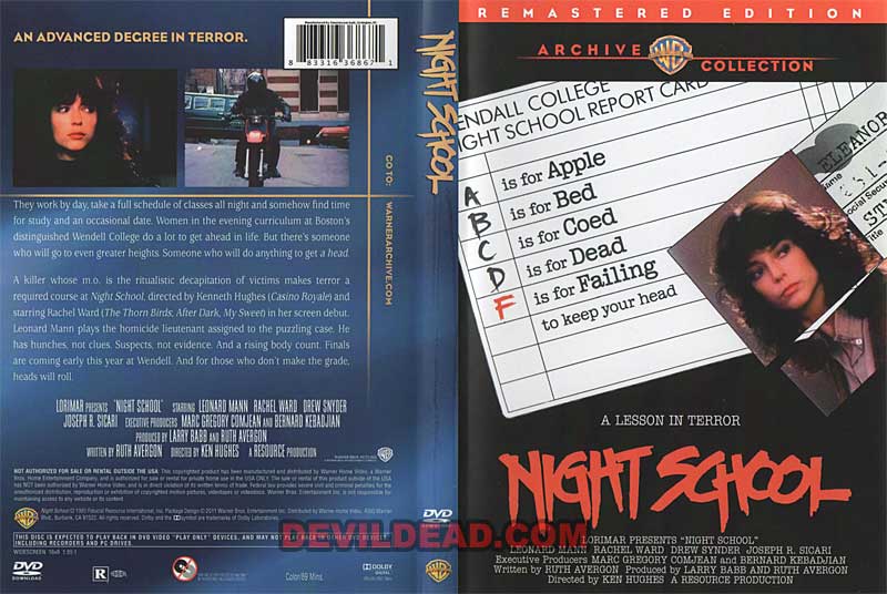 NIGHT SCHOOL DVD Zone 1 (USA) 