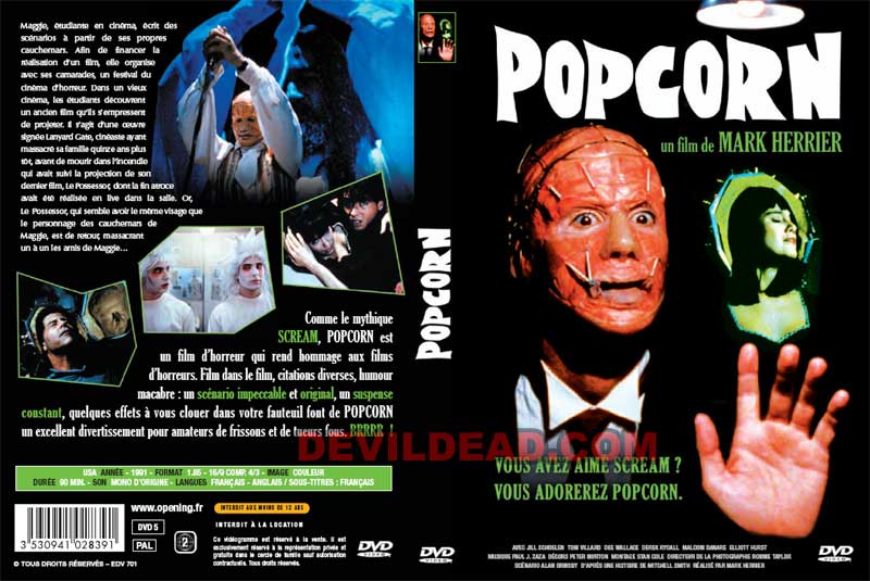 POPCORN DVD Zone 2 (France) 
