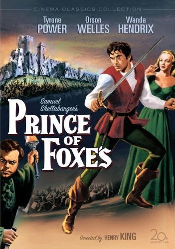 PRINCE OF FOXES DVD Zone 1 (USA) 
