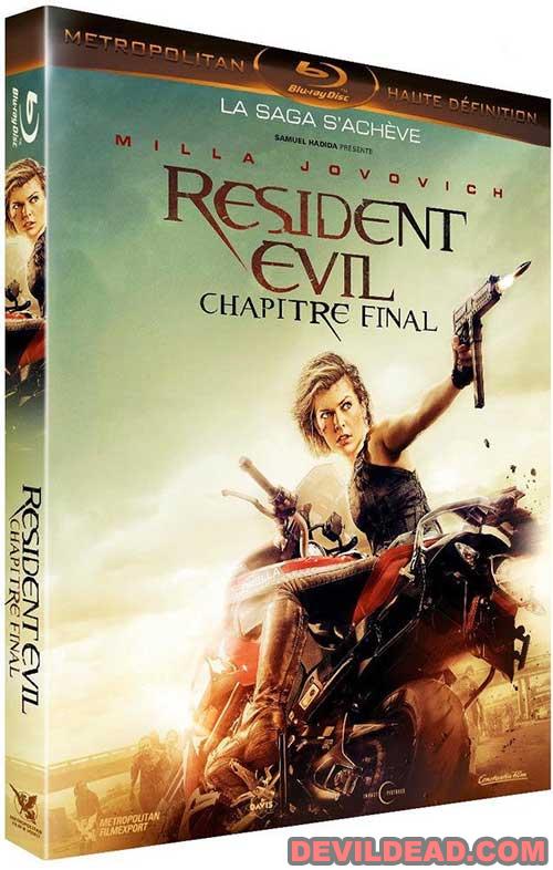 RESIDENT EVIL: THE FINAL CHAPTER Blu-ray Zone B (France) 