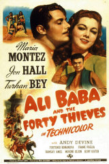 ALI BABA AND THE FORTY THIEVES - Poster