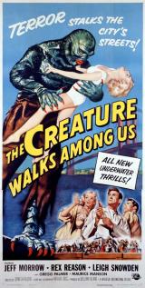 THE CREATURE WALKS AMONG US - Poster