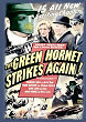 THE GREEN HORNET STRIKES AGAIN! DVD Zone 1 (USA) 