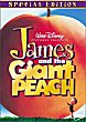 JAMES AND THE GIANT PEACH DVD Zone 1 (USA) 